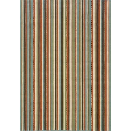 Sphinx By Oriental Weavers Rug, Montego 6996C 6x9 Rectangle - Green/ Blue-Polypropylene M6996C200290ST